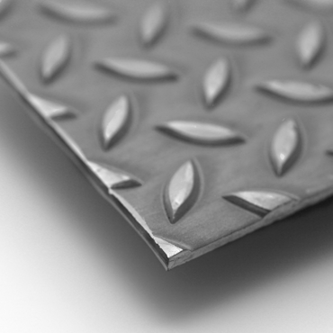 Tôle/feuillard larmé inox 304 laminé à chaud 1D Mandorla